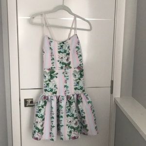 Floral scuba dress